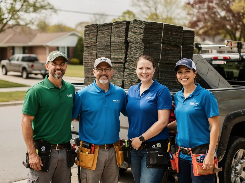 Lake City Roofing Pros team